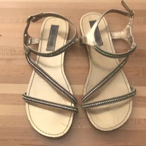 Steve Madden gold sandals